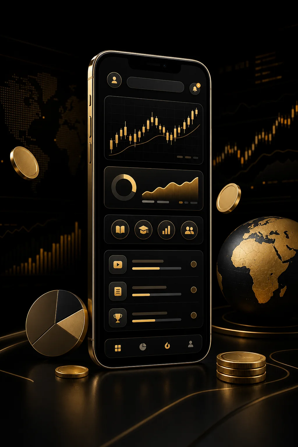 BTG academy and investment dashboard