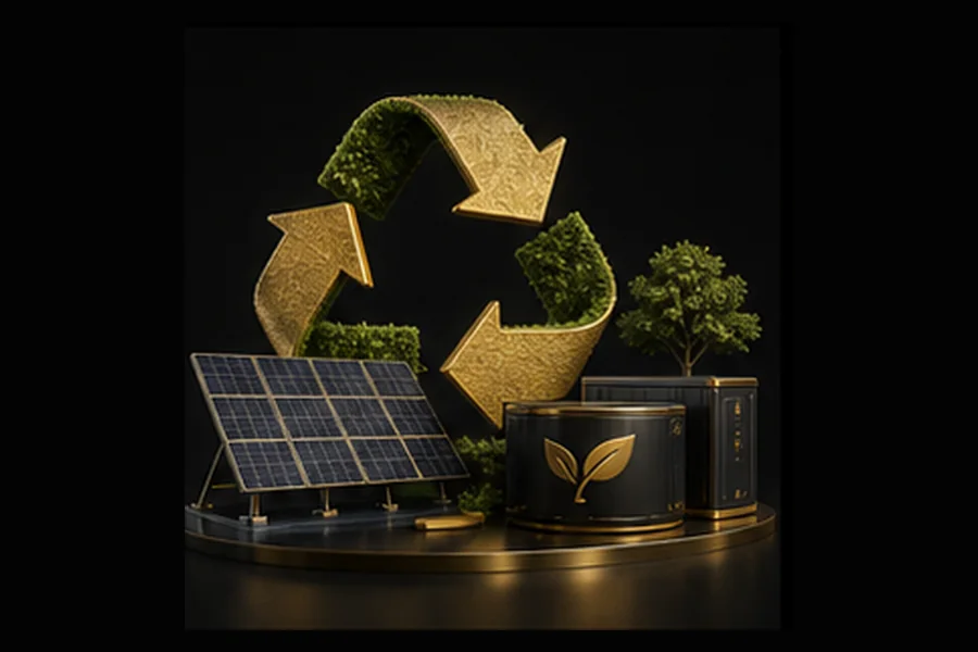 Green Economy & Sustainability investment visual